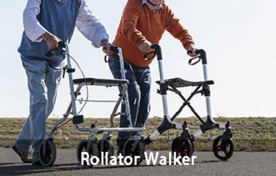 Wat is een rollator -wandelaar met drie wiel?