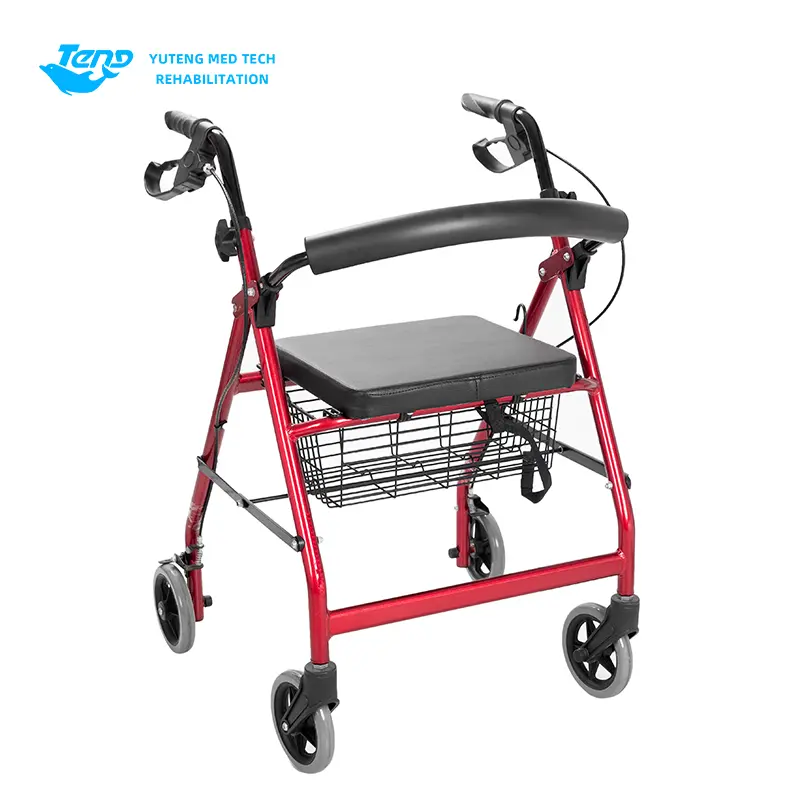 Vouwrolator walker met stoel