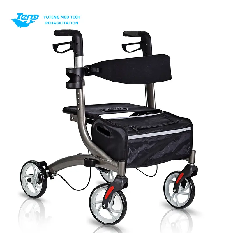 Zware rollator walker met stoel