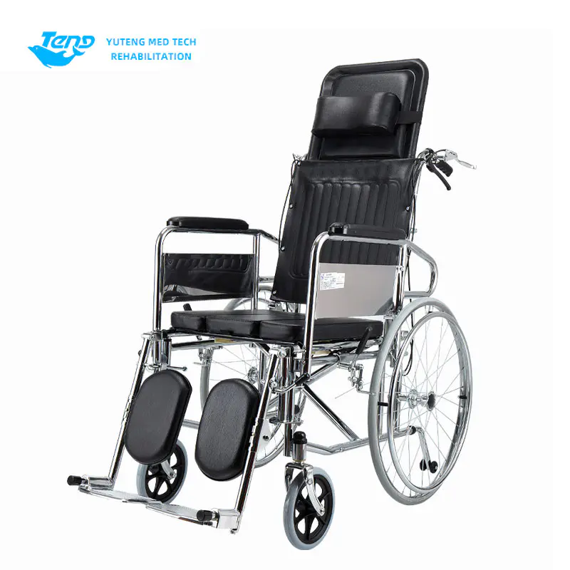 High-Back Commode-rolstoel