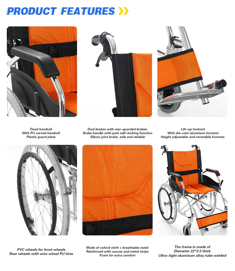 24 Foot Manual Wheelchair